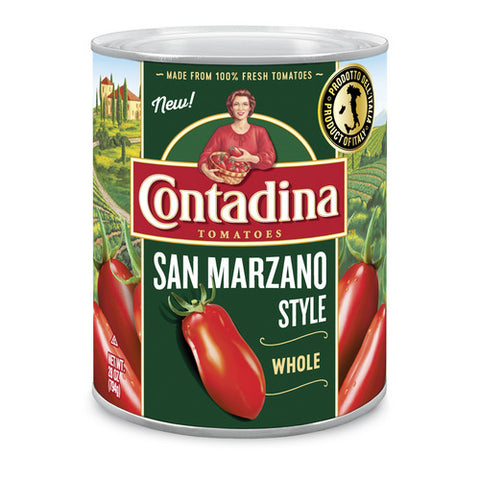 San Marzano Style Whole Tomatoes Can 28 Oz (Case Of 6) by Contadina