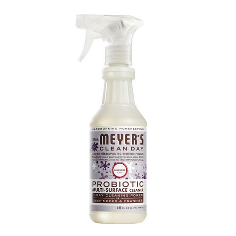 Mrs. Meyers Clean Day, Probiotic Multi Surface Cleaner Spray Lavender Scent, 16 Oz