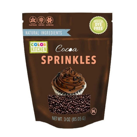 Color Kitchen Dark Cocoa Natural Sprinkles 3 Oz by Colorkitchen