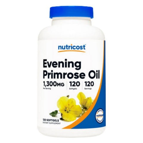 Evening Primrose Oil Softgels 120 Count by Nutricost