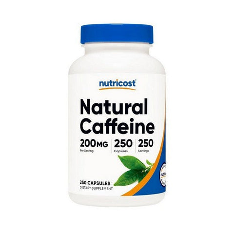Nutricost, Natural Caffeine Capsules, 200 Mg, 250 Count Nutricost