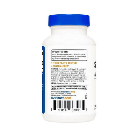 Nutricost, Serrapeptase, 40,000 SPU, 120 Caps Nutricost