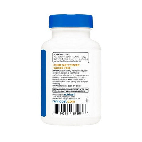 Nutricost, CoQ10 Softgels, 100 Mg, 120 Count Nutricost