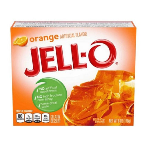 Jello Orange Gelatin Dessert Mix 6 Oz (Case Of 24) by Jell-O
