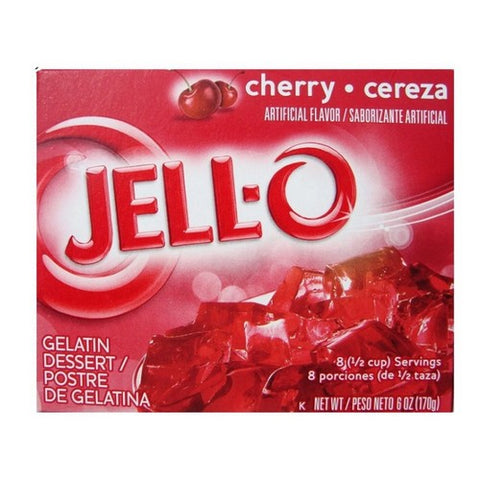 Jello Cherry Gelatin Dessert Mix 6 Oz (Case Of 24) by Jell-O