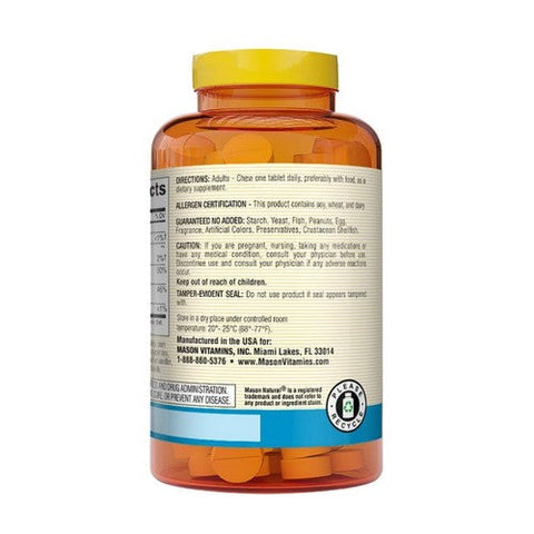 Mason, Calcium And Vitamin D3 Chewables Coffee Mocha, 100 Tabs Mason