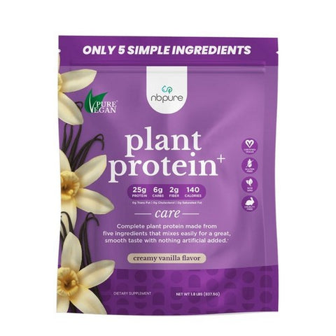 Vegan Pea Protein Powder Creamy Vaniila 887.5 Grams by NBPure