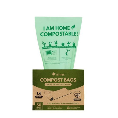 Trash Bags Compostable 50 Count by Airnex