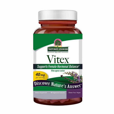 Nature's Answer, Vitex Agnus-Castus Chaste Tree Berry, 40 Mg, 90 Veg Caps Nature's Answer