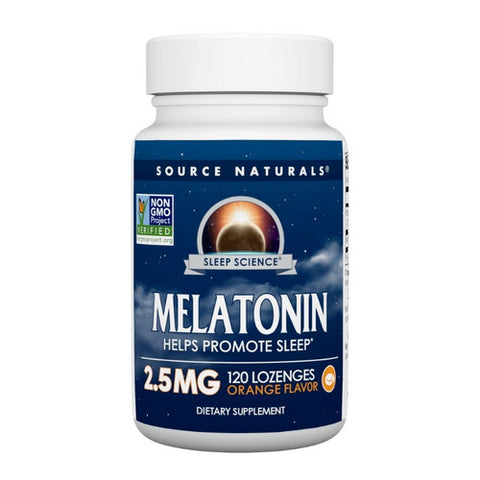 Sleep Science Melatonin Orange Sublingual Orange 120 Tabs by Source Naturals
