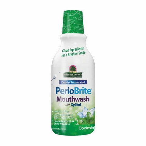 Nature's Answer, PerioBrite Mouthwash With Xylitol Coolmint, 16 Oz Nature's Answer