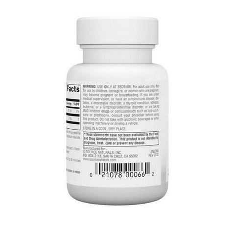 Source Naturals, Timed Release Melatonin, 3 Mg, 120 Tabs Source Naturals