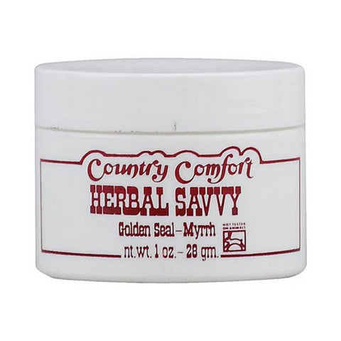 Country Comfort, Herbal Savvy Goldenseal Myrrh, 1 Oz Country Comfort