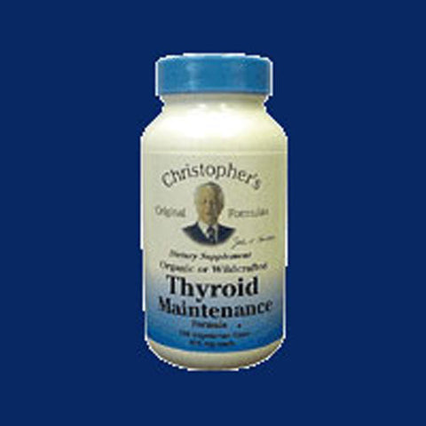 Dr. Christophers Formulas, Thyroid Maintenance, 100 Vegicaps Dr. Christophers Formulas