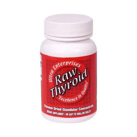 Ultra Glandulars, Raw Thyroid, 200 Mg, 90 Tabs Ultra Glandulars