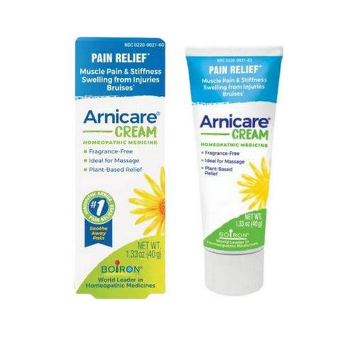 Boiron, Arnicare Cream Pain Relief-Muscle Pain & Stiffness Swelling, 1.33 Oz Boiron