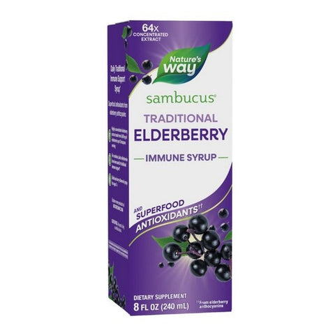 Sambucus Traditional Immune Syrup 8 Oz by Nature's Way