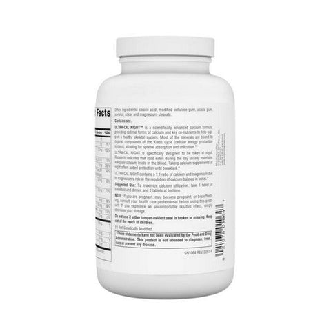Source Naturals, Ultra-Cal Night Calcium Complex, 240 Tabs