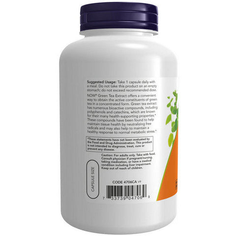 Now Foods, Green Tea Extract, 400 mg, 250 Caps Now Foods