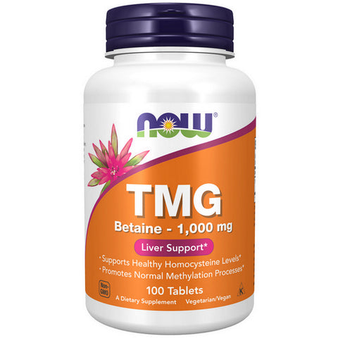 Now Foods, TMG, 1000 mg, 100 Tabs Now Foods