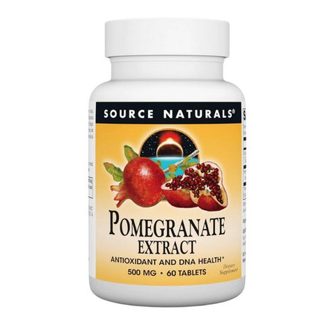 Source Naturals, Pomegranate Extract, 500mg, 60 tabs Source Naturals