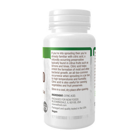 Now Foods, Citric Acid, 4 oz Now Foods