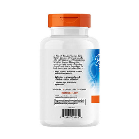 Doctors Best, Calcium Bone Maker Complex, 180 Caps Doctors Best