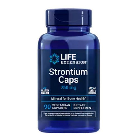Life Extension, Strontium Caps, 750 mg, 90 Vegetarian Capsules Life Extension