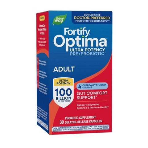 Fortify Optima 100 Billion Probiotic 30 Caps by Nature's Way