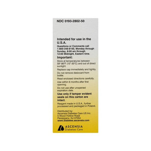 Diastix, Reagent Strips For Urinalysis Glucose, 50 Count Diastix